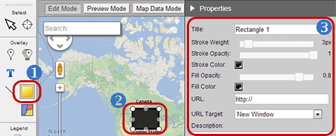 Map - Add Rectangle